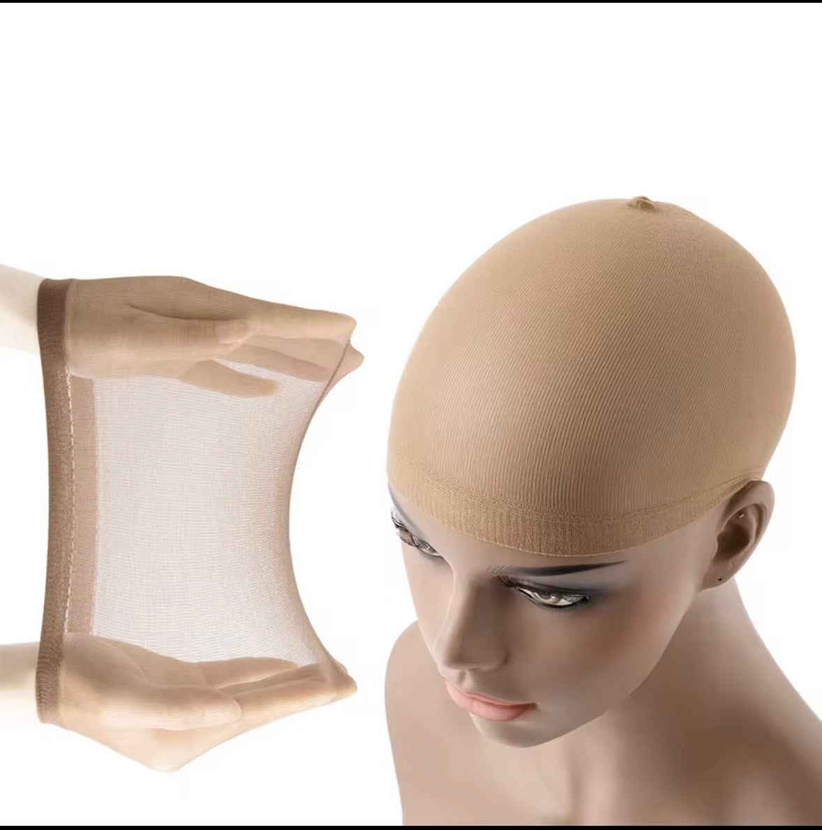 Cappuccio per Parrucca HD Ultra Sottile: La Base Invisibile per il Tuo Stile, composto di due pezzi per pacchetto
