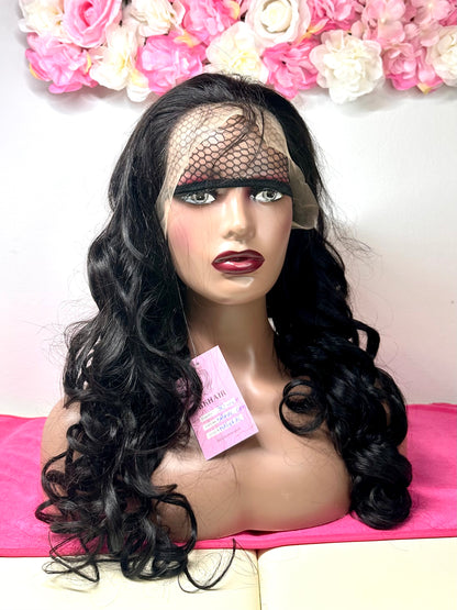 Parrucca Spiral Curly Front Lace 13x4 Full HD - 100% Capelli Umani Vergini (350g, 30 Pollici)