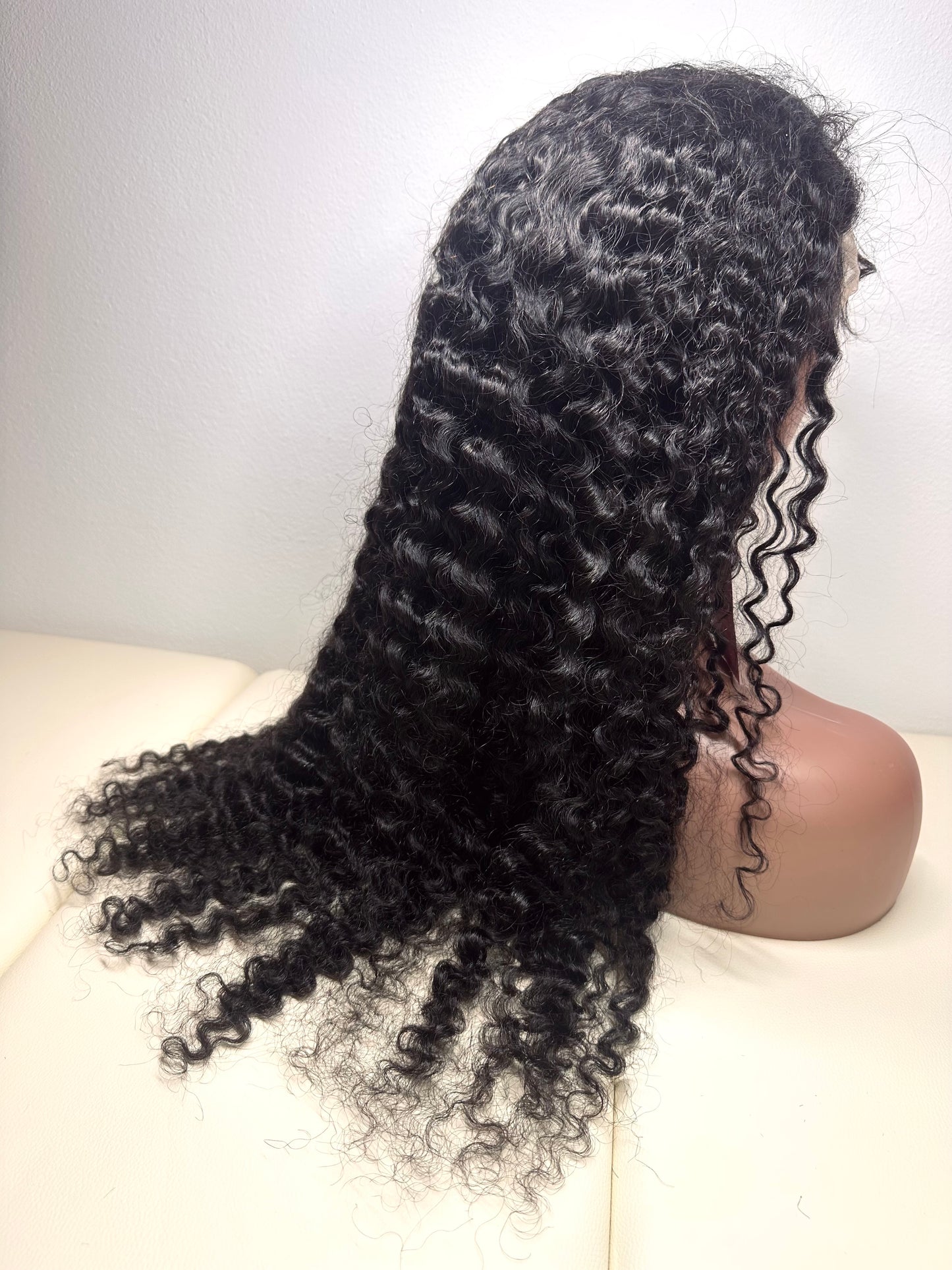 Parrucca Burmese Curly Premium - 100% Capelli Umani Vergini, 30 Pollici, 400g, Lace Frontale 13x4