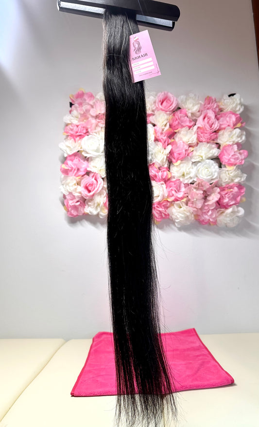 Extension Lisce Lusso in Capelli 100% Veri (Remy), Lunghezza 30 Pollici, 100 Grammi