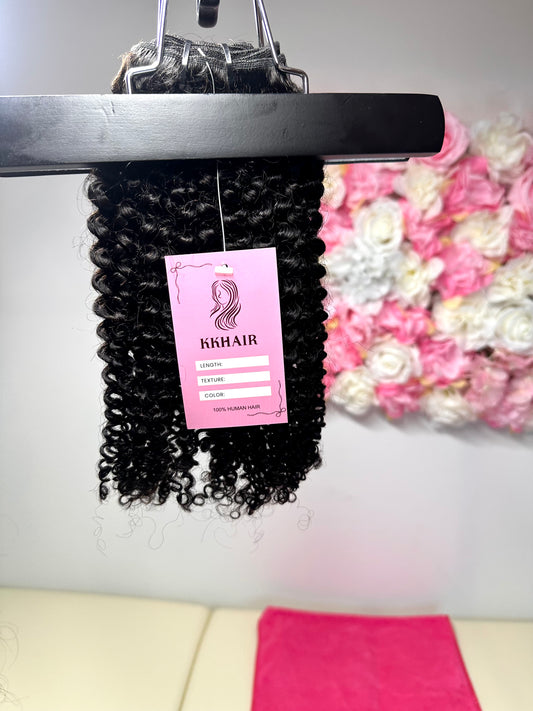 Afro Kinky Curly Hair Extension capelli 100% veri 100 grammi taglia 20
