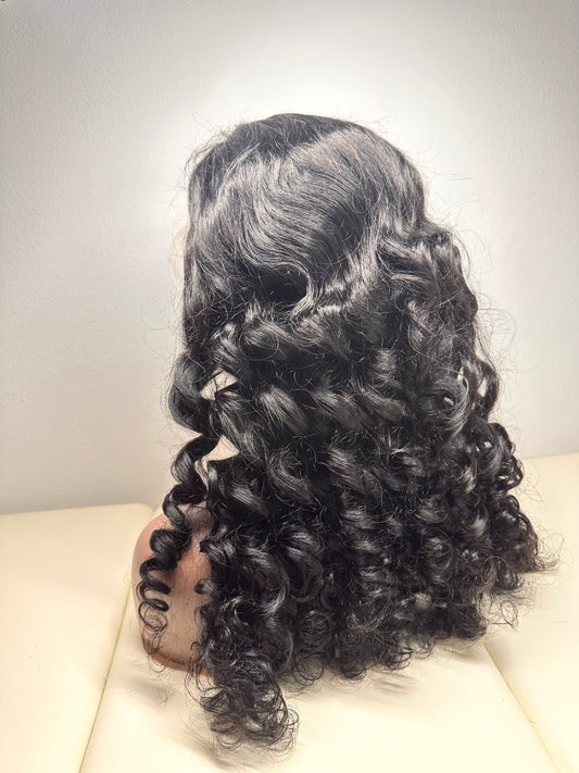 La parrucca "mix bouncy" in capelli 100% veri